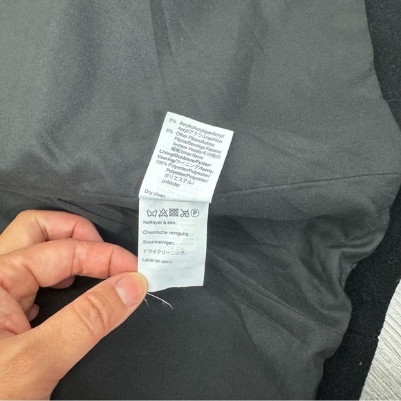 J.Crew Black Wool Pea Coat Women’s 2P Petite GUC - Picture 6 of 10